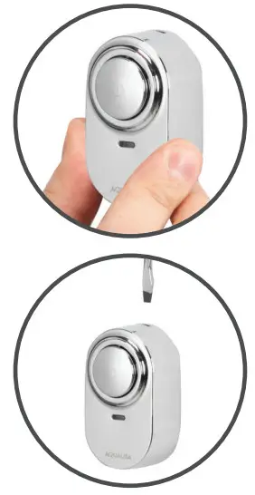 AQUALISA Wired Remote- Secure the button