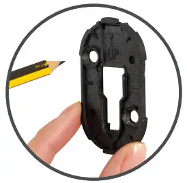 AQUALISA Wired Remote- back plate