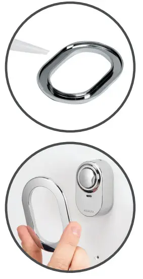 AQUALISA Wired Remote- optional wall plate