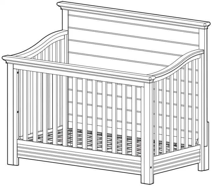 evolur Waverly Convertible Crib
