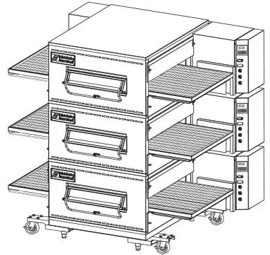 Middleby Marshall PS540-Series Ovens PS540E - Triple PS540 Oven