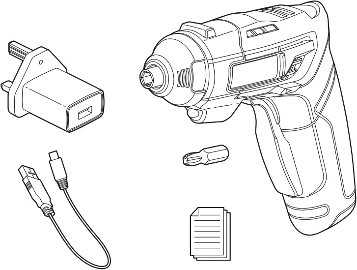 RYOBI 4V ERGO - Box Contents