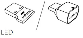 Jabra Evolve2 65 UC Wireless Headphone- LED