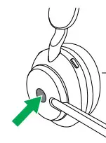 Jabra Evolve2 65 UC Wireless Headphone- Put current