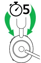 Jabra Evolve2 65 UC Wireless Headphone- Turn Voice