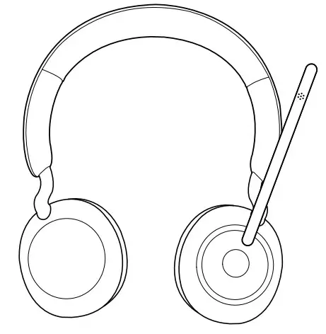 Jabra Evolve2 65 UC Wireless Headphone- storage