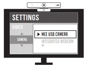 MEE audio 1080P Wide Angle USB Camera - Setup