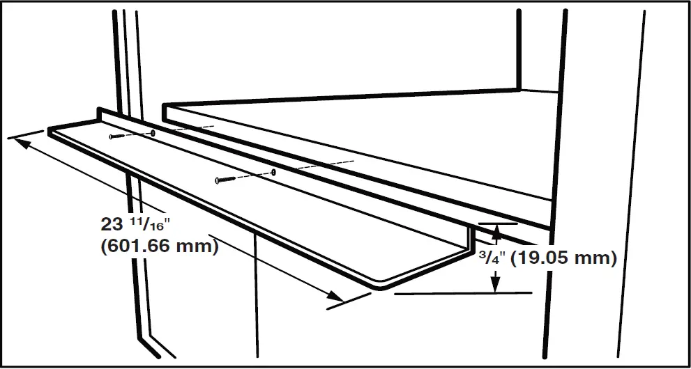 Install the Deflector Vent For Flush Installation 01