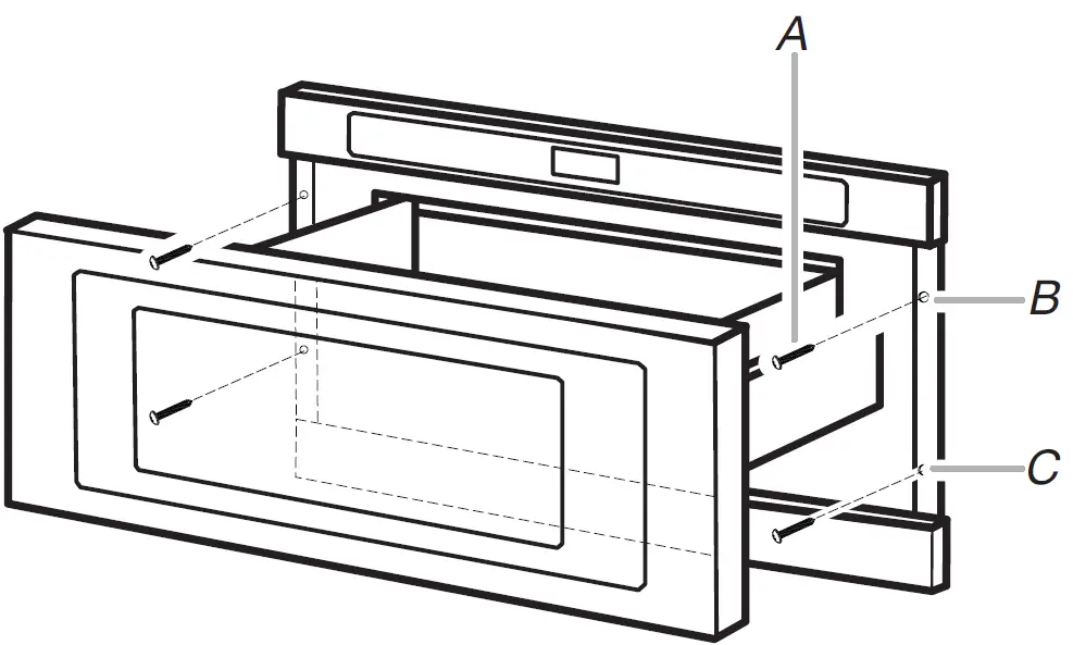 Install the Microwave Drawer