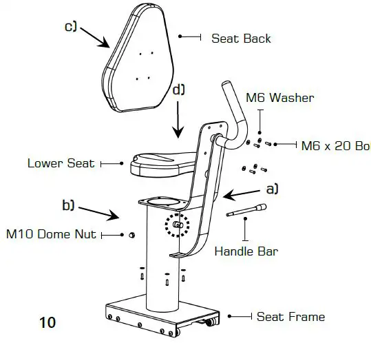 FDF UB-E820 Upper Body Ergometer fig11