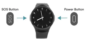 Bay Alarm Medical SOS Smartwatch Medical Alert System -SOS Button