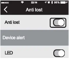 Anti Lost Interface