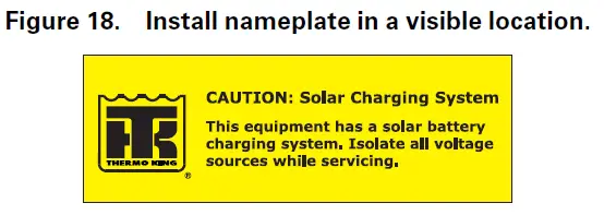 THERMO KING ThermoLite 110W Solar Panels FIG 19