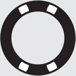 Two lights on the top and two lights on the bottom glow white