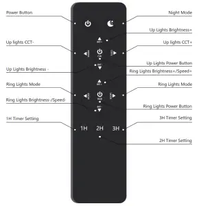 Shenzhen Bling Lighting Technologies YL.BQ.1348 UFO Floor Lamp - Remote