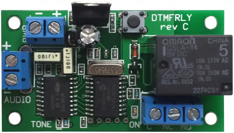 ALPHA COMMUNICATIONS DTMFRLYB-T DTMF Activated Relay Board