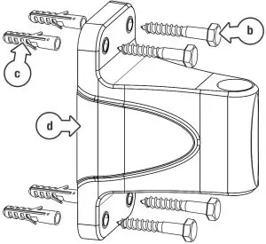 HOLMAN 10m 1110H Retractable Hose Reel - surface