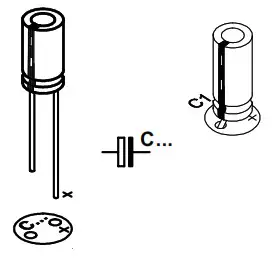 WHADDA K4401 Sound Generator - Electrolytic Capacitors