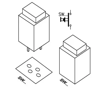 WHADDA K4401 Sound Generator - Push buttons