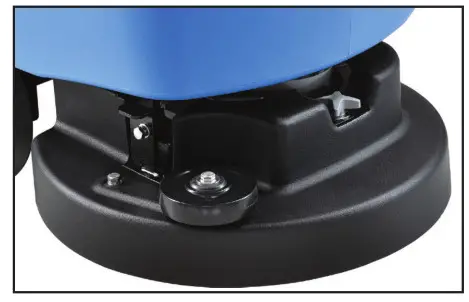 GLOBAL INDUSTRIAL 641410 17 Inches Electric Auto Floor Scrubber- BRUSH COUPLING