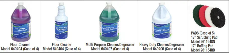 GLOBAL INDUSTRIAL 641410 17 Inches Electric Auto Floor Scrubber- EXTENSION CORD