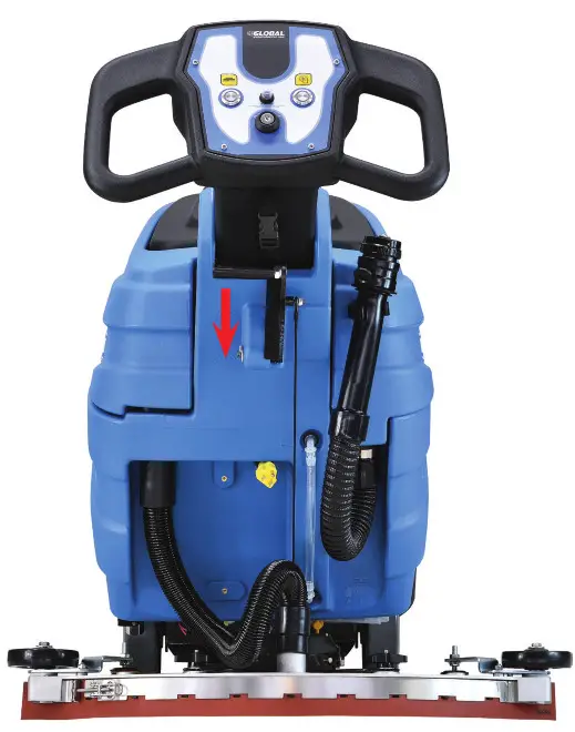 GLOBAL INDUSTRIAL 641410 17 Inches Electric Auto Floor Scrubber- OPERATION 2