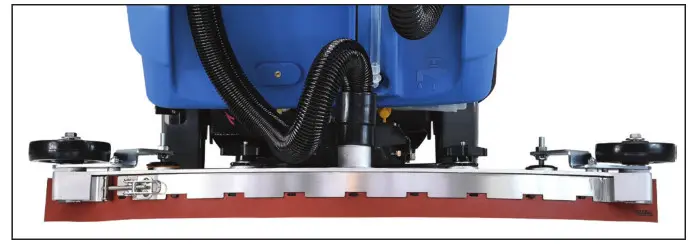 GLOBAL INDUSTRIAL 641410 17 Inches Electric Auto Floor Scrubber- vacuum hole