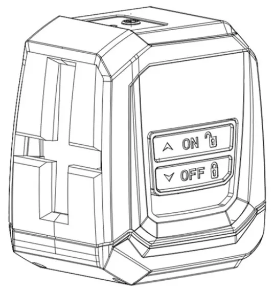 BAUER 57530 30 ft Self Leveling Cross Line Laser Level