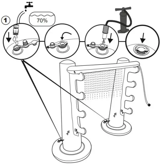 Bestway 43047215 Limbo Sprinkler - REPAIR