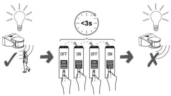 blooma AL117 B Wall Lightning PIR Motion Sensor - fig 18