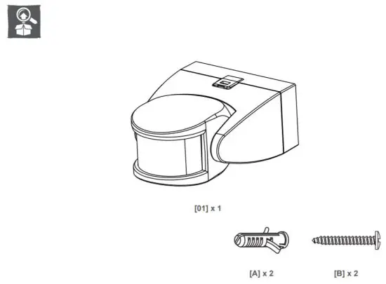 blooma AL117 B Wall Lightning PIR Motion Sensor - fig 3
