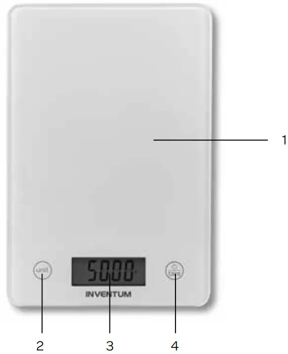 INVENTUM WS305 Kitchen Scale - description