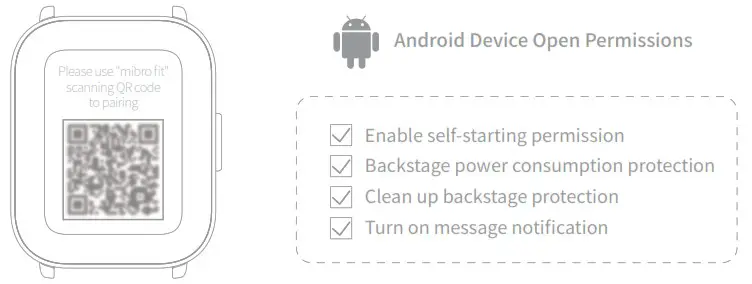mibro XPAW002 Color Smart Watch - Connect the watch