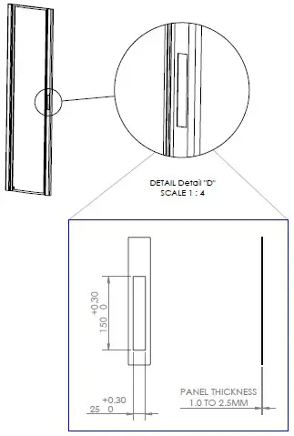 ENCONNEX SmartSWING Intelligent Electronic Swing Handle - Installation