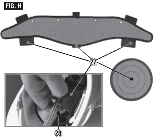 KLEIN TOOLS 60345 KARBN Full-Brim Hard Hat Instructions - Fig H