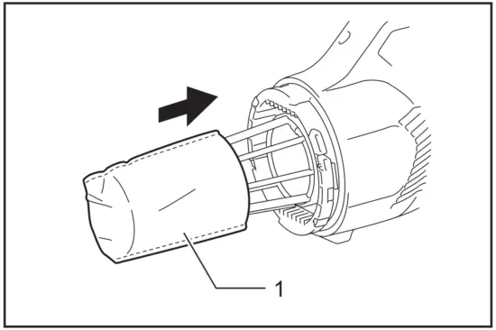 makita-CL108FD-Cordless-Cleaner-Assembly