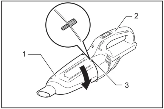 makita-CL108FD-Cordless-Cleaner-Assembly