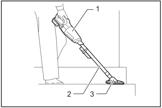 makita-CL108FD-Cordless-Cleaner-Operarion