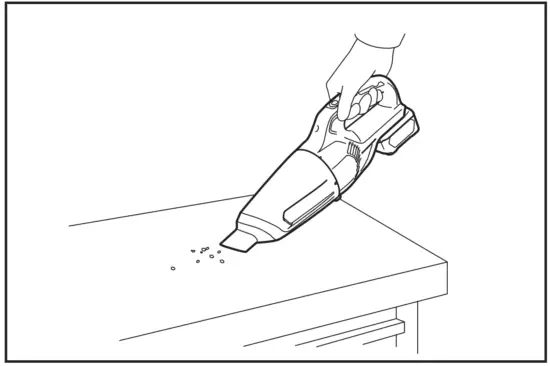 makita-CL108FD-Cordless-Cleaner-Operarion