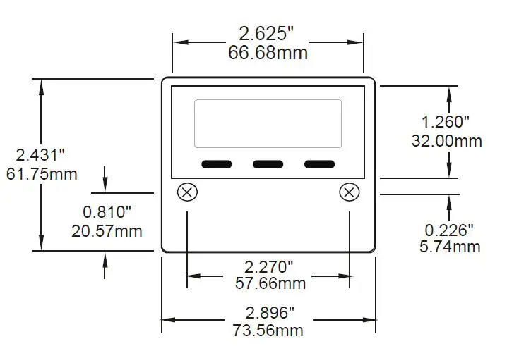 BLUE SEA SYSTEMS 8237 AC Digital Voltmeter 20