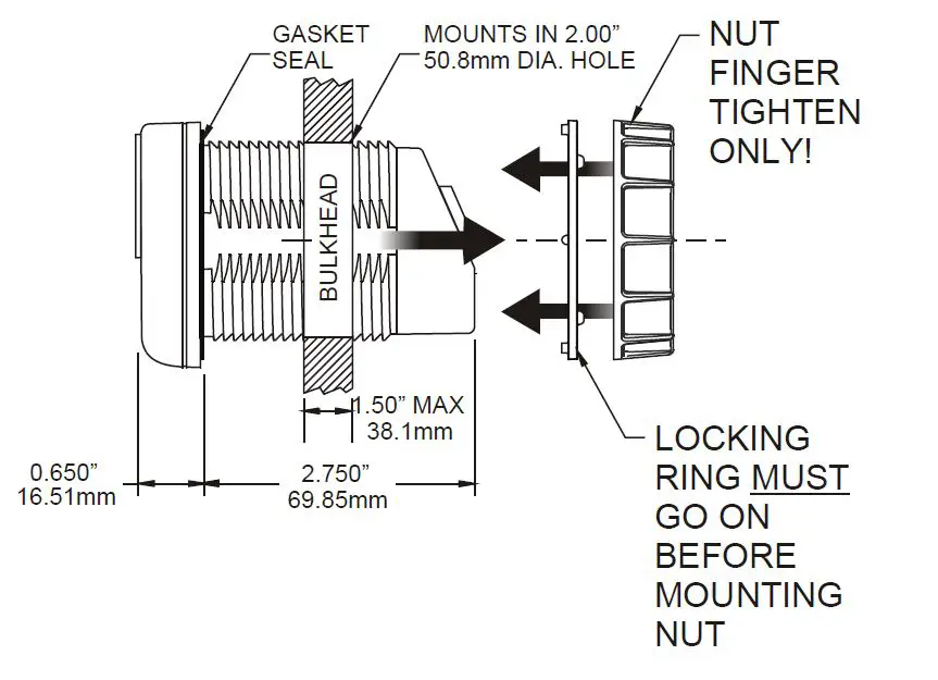 BLUE SEA SYSTEMS 8237 AC Digital Voltmeter 21
