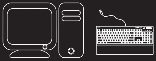 thermaltake W1 Wireless Mechanical Gaming Keyboard - Fig3