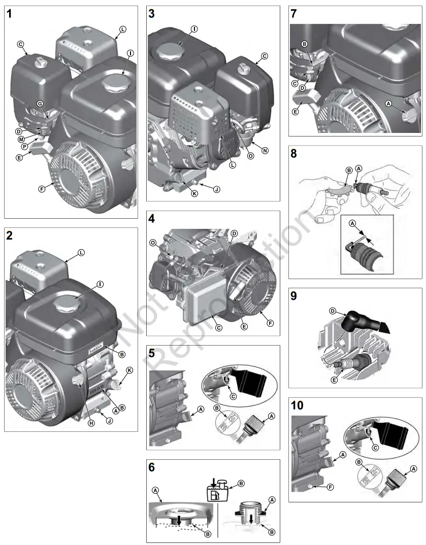 BRIGGS STRATTON 130000 Horizontal Engine - fig 1