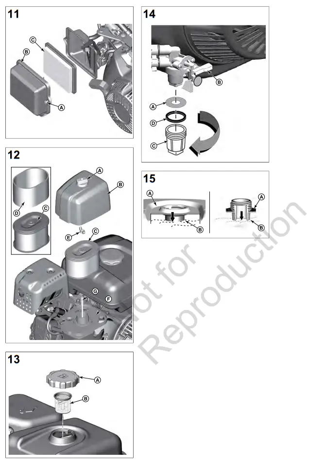 BRIGGS STRATTON 130000 Horizontal Engine - fig 2
