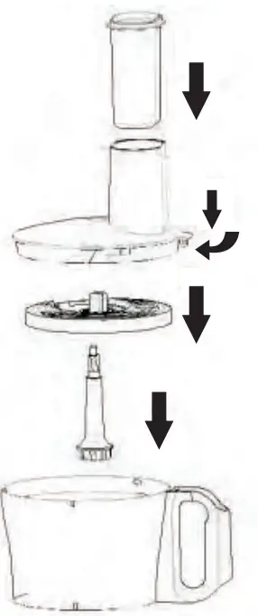 nutrichef NCFPRED Multifunction Food Processor - SHREDDER