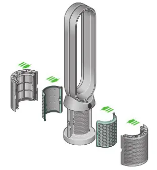 dyson TP07 Purifier Cool Purifying Fan - Assembling your machine 2