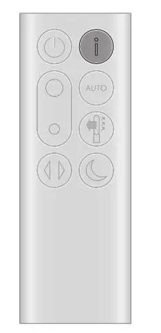 dyson TP07 Purifier Cool Purifying Fan - nformation menu