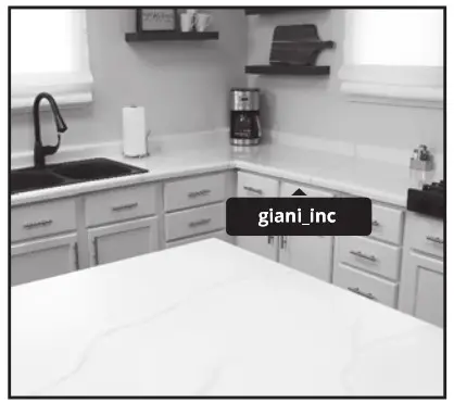 GIANI 35 Sq Feet Marble Countertop Paint Kit - CARE & MAINTENANCE 3