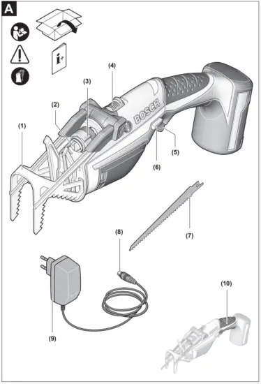 BOSCH 600861902 Keo Cordless Universal Cutters - fig1