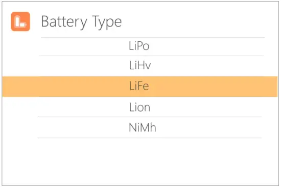 Battery type